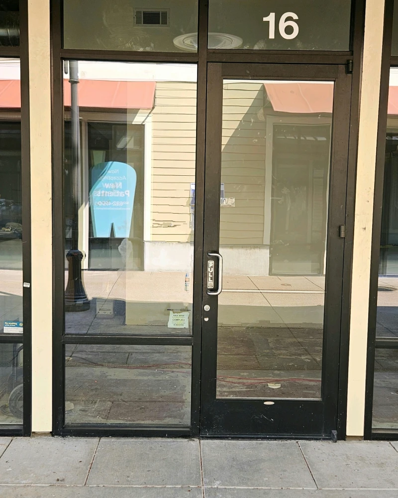 gresham glass door installation